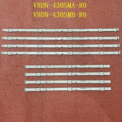 Piezas de Repuesto de TV- DIRIGIÓ Strip (8) for Samsung 43 FHD-L R V8DN-430SMA-R0 430SMB UE43N5300AU UN43J5290 UN43T5300 UA43N5380 UE43N5300 UE43N5000 características