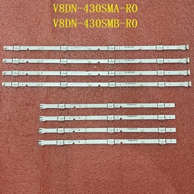 Piezas de Repuesto de TV- DIRIGIÓ Strip (8) for Samsung 43 FHD-L R V8DN-430SMA-R0 430SMB UE43N5300AU UN43J5290 UN43T5300 UA43N5380 UE43N5300 UE43N5000
