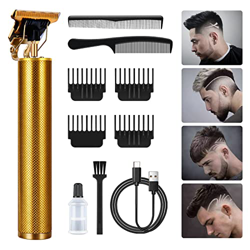 URAQT Cortapelos Hombre, Cortadora de Cabello Eléctrica Recargable, Máquina Cortar Pelo Inalámbrico con Cuchillas de Acero Inoxidable y 4 Peines Guía, precio