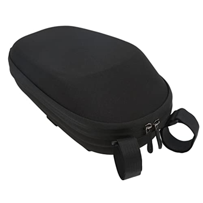 Uxsiya Bolsa de Almacenamiento Frontal para Scooter Eléctrico, Bolsa Impermeable para Scooter Eléctrico de Cáscara Dura de EVa para Viajes(Negro)