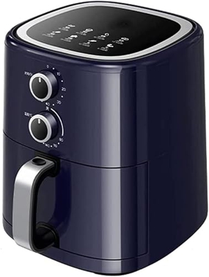 SILVOSWAN Freidora de aire de 5 l, freidora de aire caliente eléctrica compacta que ahorra espacio sin aceite, horno de freidora de aire caliente eléc