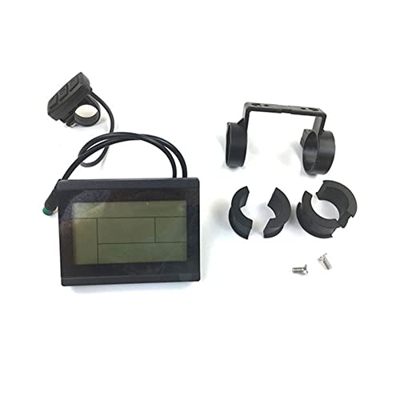 ZYWUOY Medidor de velocidad de bicicleta eléctrica, E-bike KT-LCD3 LCD medidor de pantalla para controladores de la serie KT 24/36/48V impermeable