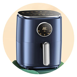 Freidora De Aire Freidora De Aire Doméstica Freidora Eléctrica Multifuncional Freidora De Aire Automática Horno Eléctrico Inteligente (Color : Azul, S precio