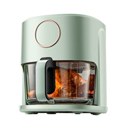 Freidora De Aire Moderna Freidora Casera Inteligente Freidora Totalmente Automática Freidora Eléctrica De Gran Capacidad (Color : Green, S : 5L) en oferta