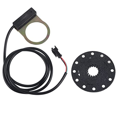Sensor Auxiliar de Pedal, Sensor Auxiliar de Sistema Pas de Bicicleta eléctrica con 12 imanes de Pedal y Ciclo