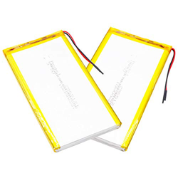WOWNG 3.7V 10000mAh 7565121 Li-Ion Batería 3wires para GPS PSP Pad Portable DVD Power Bank Tablet PC 2pcs en oferta