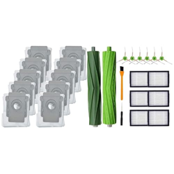 IMASHNA 10 Paquetes de Bolsas de vacío/Apto for IRobot Roomba I7 I7 &;1 Juego de Cepillo de Rodillo, Cepillo Lateral, Filtro (Color : As Shown) características
