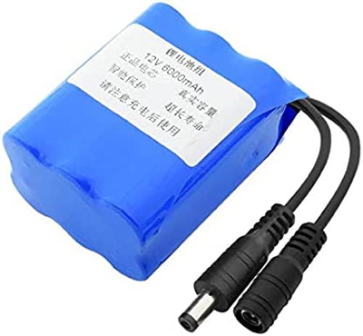 12v 6000mah 6x18650 Lithium Li-Ion Oplaadbare Batterij Met DC-Connector, Gebruikt Voor Microfoons Radiokoplamp Led-Licht