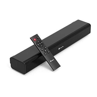 NGS Subway - Barra de Sonido TV, Soundbar con Potencia de Salida 40w, Compatible con Tecnología Bluetooth 5.0, Entradas Óptica-AUX-USB, Mando a Distan