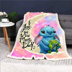 Bfrdollf Stitch - Manta de franela (23,100 x 140 cm) en oferta