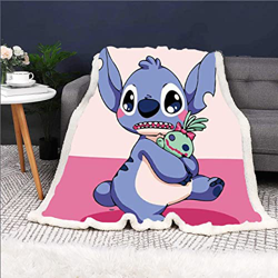 Bfrdollf Stitch - Manta de franela (24,130 x 150 cm) en oferta