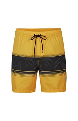 O'NEILL Cali Stripe Shorts Bañador para Hombre, 22010 Yellow Multi, Regular