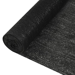 Privacy Net Black 3.6x50 m HDPE 195 g/m, Césped y jardín, Vida al aire libre, Sombrillas y sombrillas para exteriores en oferta