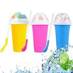 AAADRESSES Taza para Granizados, Slushy Cup Slushie Cup, Vaso MáGico para Granizados Congelados, Vaso para Hacer Granizados Doble Capa, para Hacer Bat en oferta