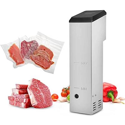 Samnuerly Olla de cocción Sous-Vide, circulador de inmersión para Cocina Sous-Vide, con inmersión en Caliente Sous-Vide
