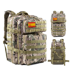 Delgeo Mochila Táctica Militar, 45L Gran Capacidad Mochila Crossfit, Plegable Impermeable Mochila Supervivencia, Montañismo, Senderismo, Trekking, Aca características