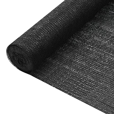 Privacy Net Negro 1,2 x 10 m HDPE 75 g/m, Césped y jardín, Vida al aire libre, Sombrillas y sombrillas para exteriores