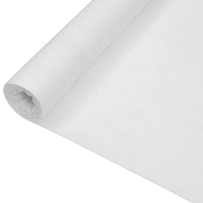 Privacy Net White 1,2 x 50 m HDPE 150 g/m, Césped y jardín, Vida al aire libre, Sombrillas y sombrillas para exteriores