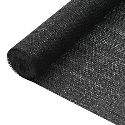 Privacy Net Black 1x50 m HDPE 75 g/m, Césped y jardín, Vida al aire libre, Sombrillas y sombrillas para exteriores