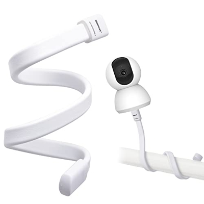 Pinsheng Soporte Universal para Monitor de Bebé, Soporte Multifunción Flexible para Monitor de Bebé Soporte Camara Bebe para Ccámaras con 1/4 Tornillo