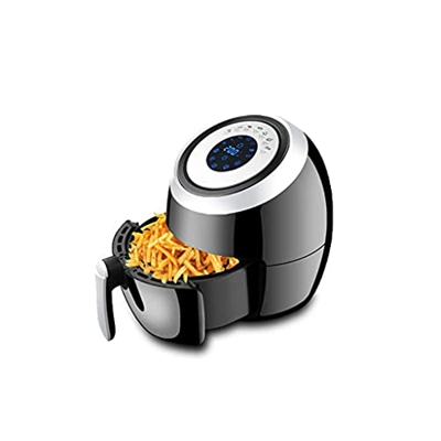 Air Frye Freidoras eléctricas de Aire Caliente Horno Cocina Antiadherente sin Aceite con Accesorios adicionales, Recetas, Rejilla para Barbacoa