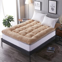 OMKUOSYA Colchón de futón de Piso japonés Colchón Enrollable for Acampar Colchón de Tatami Colchón Plegable for Cama Sofá Colchón Topper Individual Do en oferta