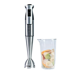 BATIDORA DE MANO 1000W BRAZO ACEROEXTRAIBLE PARA LAVADO VASO 600ML 8 VELOCIDADES en oferta