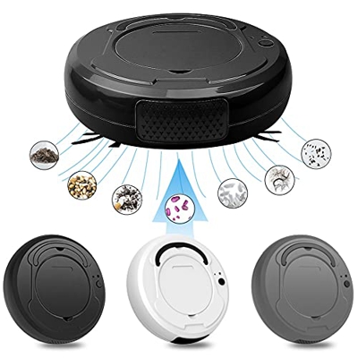 Robot de Barrido Robot aspiradora 3 en 1 Auto-1 Auto Recargable Robot Sweeping Seco Sweep Cleadera de vacío Smart Floor Cleaner Robot Aspirador (Color