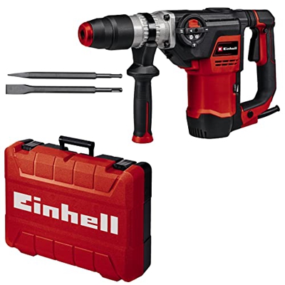 Einhell Martillo perforador con cable -TE-RH 40 3F. 1050 W, 10 J, taladrado de impacto - cincelado, mecanismo de impacto neumático, bloqueo de funcion