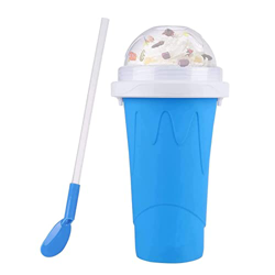 TIK TOK Slushie Maker Cup,Magic Quick Frozen Smoothies Cup,2 in1 Cooling Cup Dubbellaags Squeeze Cup Slushy Maker, Portable Squeeze Ice Cup for Everyo en oferta
