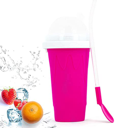 Menglo Vaso para hacer granizados, vaso para apretar y batidos rápidos, vaso de enfriamiento, vaso de doble capa, vaso para hacer granizados, para niñ características