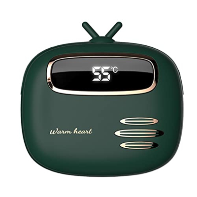 KINHA Mini Calentador de Manos de Terciopelo USB portátil de Invierno 2 en 1, Calentador de Manos de Banco de energía móvil, Calentador de Manos Recar