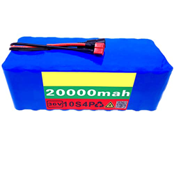 Batería de Bicicleta eléctrica de Iones de Litio 10S4p, Paquete de batería de Litio de 36V 20Ah EBike Battery, con Cargador 42V2A, para Scooter de Bic precio