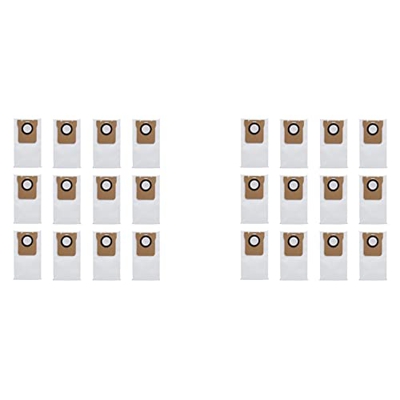 Shuimitao 24 Piezas Bolsas de Vacío para Mijia STYTJ05ZHM Kit de Bolsa de Polvo Colección de Polvo Aspiradora Robot de Barrido Repuestos