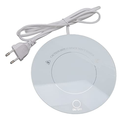 Calentador de Taza de café Inteligente para Escritorio, Calentador de Taza de Plato de café para Cacao, té, Agua, Leche, Escritorio de Oficina, Uso de en oferta