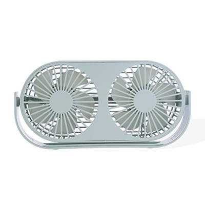wusiooucu Ventilador de escritorio portátil Viento Verano Refrigeración personal Inalámbrico Interior Dormitorio Trabajo Dormir Enfriador de aire Rosa