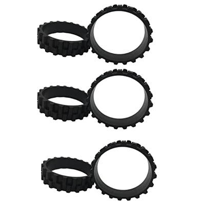 Bassulouda 6X Neumáticos de Rueda para 1St 1S Robot Aspirador S50 S55 S5 MAX Ruedas Antideslizantes MIJIA