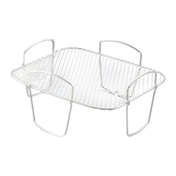 Accesorios para freidoras de aire duales,Rejilla para freidoras de aire Rejilla para asar de acero inoxidable 304 Rejilla para tostar Accesorios para  características