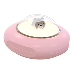 KINHA Platillo Volador LED, Calentador de Manos, luz Nocturna, Oso Espacial, Calentador instantáneo para bebé, Calentador de Manos Recargable por USB, precio