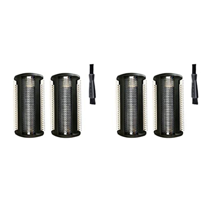SNOWINSPRING 4 Piezas BG2000 Cabeza de Lámina de Repuesto para Afeitadora Corporal para Bodygroom BG7040 BG7030 BG5025 BG2039