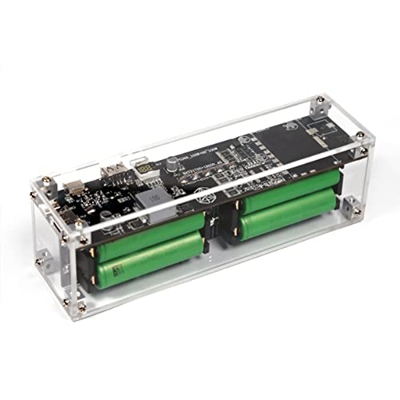Jesnoe IP5389 Carga RáPida Bidireccional Pd100W EnergíA MóVil 21700 BateríA Externa PortáTil Banco de EnergíA DIY Funda de Soldadura Gratis