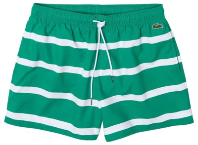 Lacoste MH2942 Swimwear, Fluorine/Blanc, M para Hombre