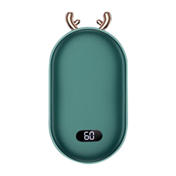KINHA Calentador de Manos eléctrico Banco de energía móvil Calentador eléctrico portátil Calentador de Manos Recargable por USB Pantalla Digital Mini  precio