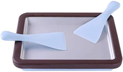 Plato ICE Teppanyaki, máquina rectangular para hacer helados, máquina para hacer helados, para hacer helados, para niños, 29x24 cm características