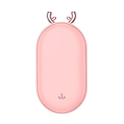 KINHA Mini Calentador de Manos para Invierno, Banco de energía móvil 2 en 1, portátil, Recargable por USB, práctico Calentador de Bolsillo, Calentador