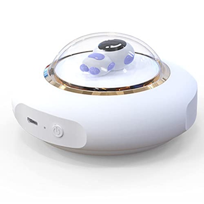 KINHA Platillo Volador LED, Calentador de Manos, luz Nocturna, Oso Espacial, Calentador instantáneo para bebé, Calentador de Manos Recargable por USB,