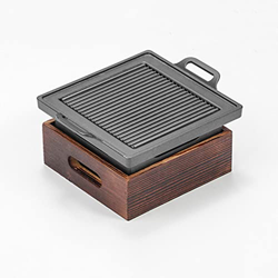 MAIES Smokeless Portable BBQ Grill Korean Japanese Barbecue Grill Charcoal BBQ Oven Alcohol Stove Household Non-Stick Cooking Tools en oferta