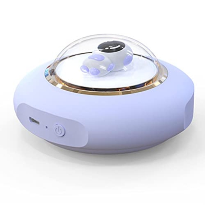 KINHA Platillo Volador LED, Calentador de Manos, luz Nocturna, Oso Espacial, Calentador instantáneo para bebé, Calentador de Manos Recargable por USB,