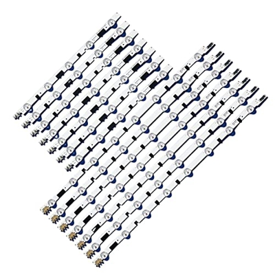 LESLIS 14PCS X Ajuste De Retroiluminación LED For Samsung 40''UA40F5500 AJAR 2013SVS40F HF400BGLV1H R/L UE40F6300 CY-HF400CSLV1 8+5 LED 832m'm Tiras d