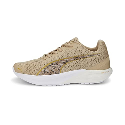 PUMA Feline Profoam Safari Glam W, Zapatillas para Correr Mujer, Light Sand Team Gold, 39 EU